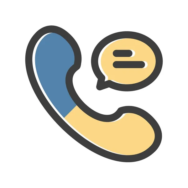 Иконка Векторного Call Chat — стоковый вектор
