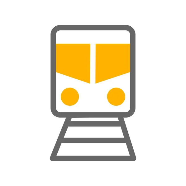 Icono Del Tren Ilustración Vectorial — Vector de stock