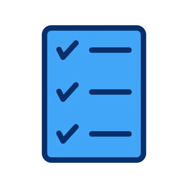 Vector Check List Icon — Stock Vector