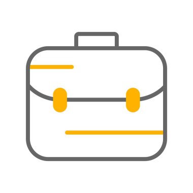  evrak çantası simgesi, basit vektör illüstrasyonu