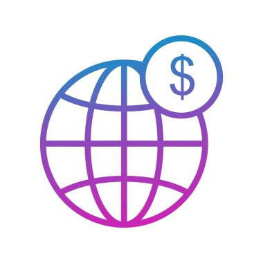 vektör dünyası simgesi, illüstrasyon