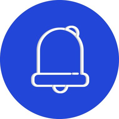 Çan simgesi, basit vektör illüstrasyonu