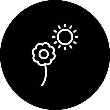 Bahçe işlerinin vektör illüstrasyonu, bahçe aletleri kavramı