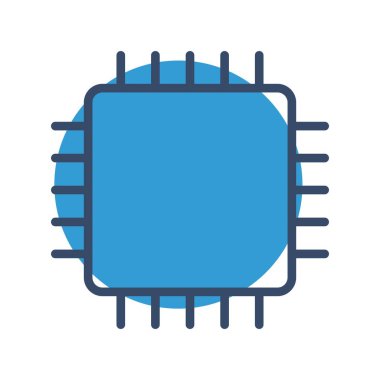 Bilgisayar donanımının vektör illüstrasyonu, dijital kavram