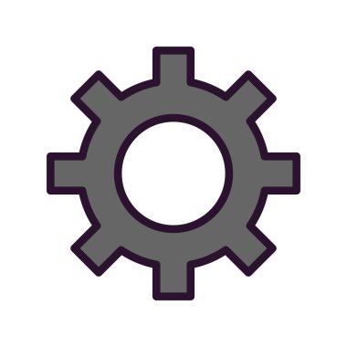 Simge ayarlanıyor, basit vektör illüstrasyonu