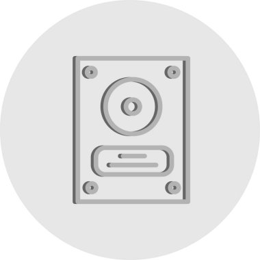 Bilgisayar donanımının vektör illüstrasyonu, dijital kavram