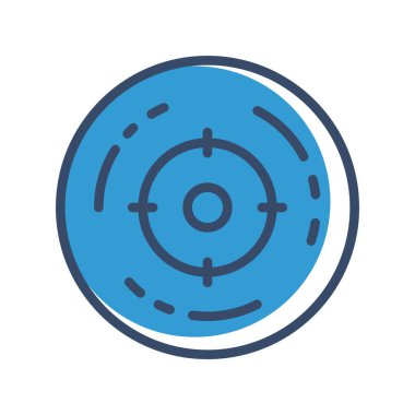 Seo simgesinin vektör illüstrasyonu, pazarlama kavramı 