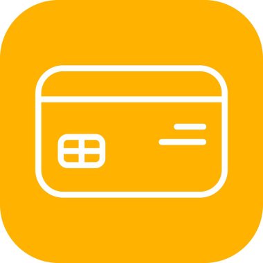 vektör kredi kartı ico