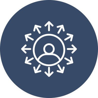 vektör profil simgesi, basit vektör illüstrasyonu