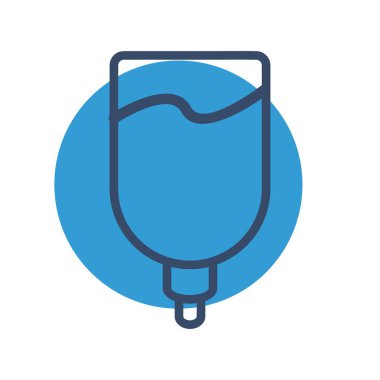 Tıbbi ikonun vektör yanılsaması, tıp konsepti 