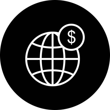 vektör dünyası simgesi, illüstrasyon