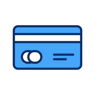 vektör kredi kartı ico