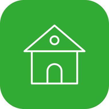 Ev simgesinin vektör illüstrasyonu