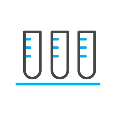  Vektör test tübü Ico