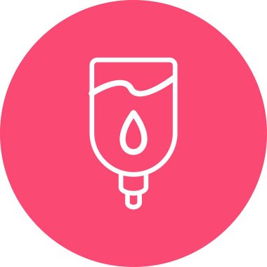 Tıbbi ikonun vektör yanılsaması, tıp konsepti 