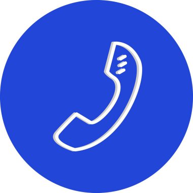  çağrı simgesi, basit vektör illüstrasyonu