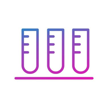  Vektör test tübü Ico