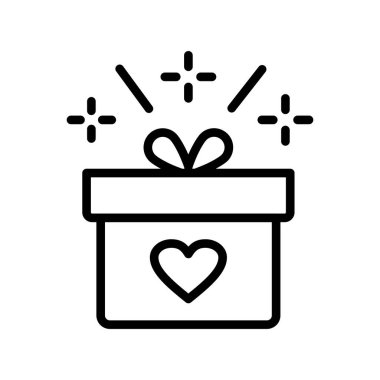 hediye kutusu satırı simgesi