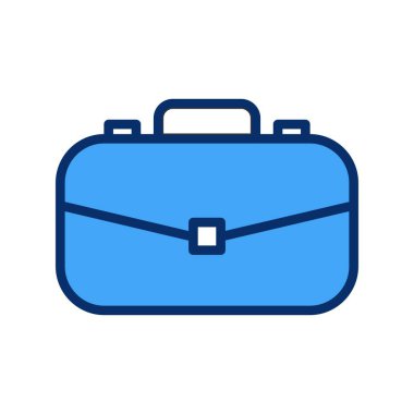  evrak çantası simgesi, basit vektör illüstrasyonu