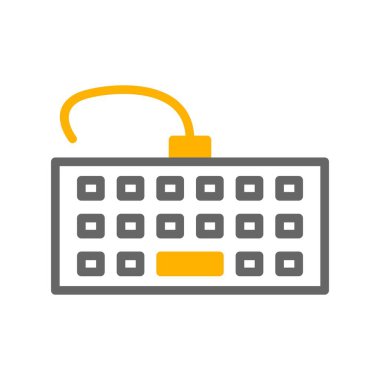 vektör klavye simgesi, illüstrasyon