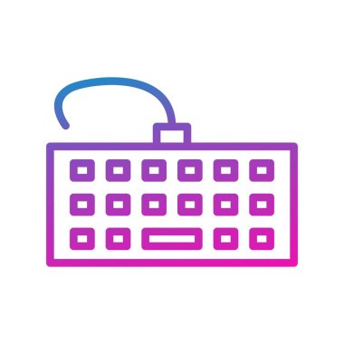 Bilgisayar donanımının vektör illüstrasyonu, dijital kavram