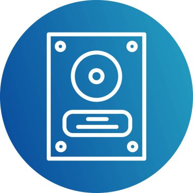 vektör sabit disk simgesi, resimleme