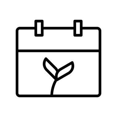  Vektör Takvim Simgesi, illüstrasyon