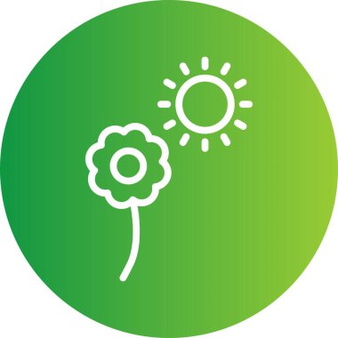 Bahçe işlerinin vektör illüstrasyonu, bahçe aletleri kavramı