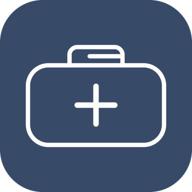  evrak çantası simgesi, basit vektör illüstrasyonu