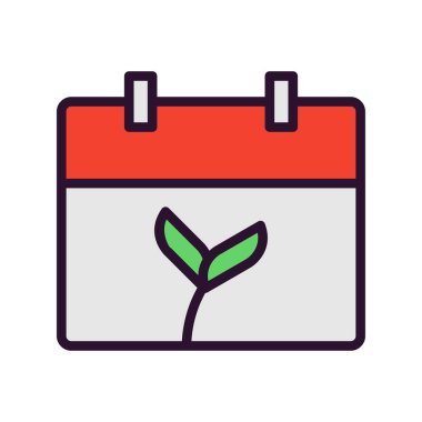  Vektör Takvim Simgesi, illüstrasyon