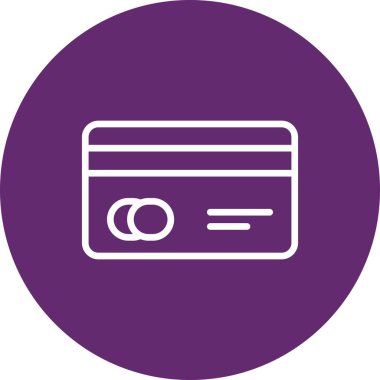 vektör kredi kartı ico