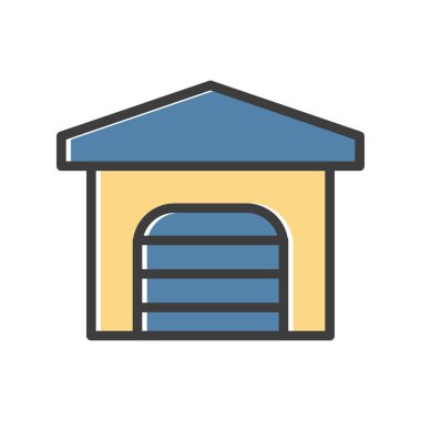 ev simgesi vektör illüstrasyonu