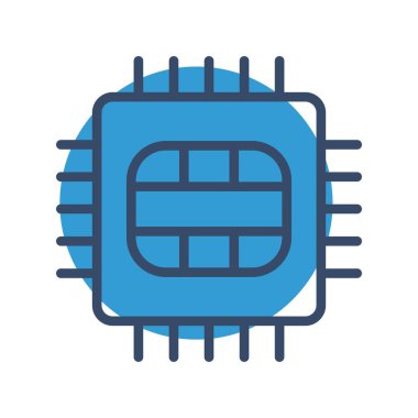 Bilgisayar donanımının vektör illüstrasyonu, dijital kavram