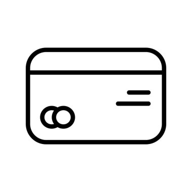 vektör kredi kartı ico