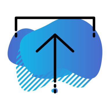 gönderme simgesi, basit vektör illüstrasyonu