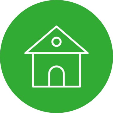 Modern b 'nin vektör illüstrasyonu ev simgesinden yoksun