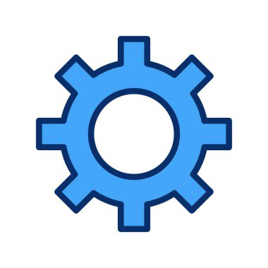 Simge ayarlanıyor, basit vektör illüstrasyonu