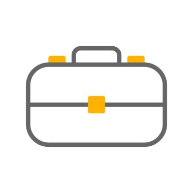  evrak çantası simgesi, basit vektör illüstrasyonu