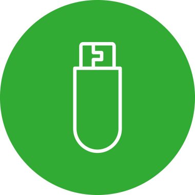 Vektör usb simgesi, illüstrasyon