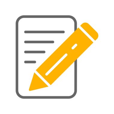 vektör Belgesi simgesi, basit vektör illüstrasyonu