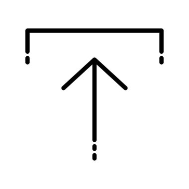 gönderme simgesi, basit vektör illüstrasyonu