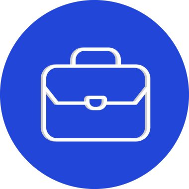  evrak çantası simgesi, basit vektör illüstrasyonu