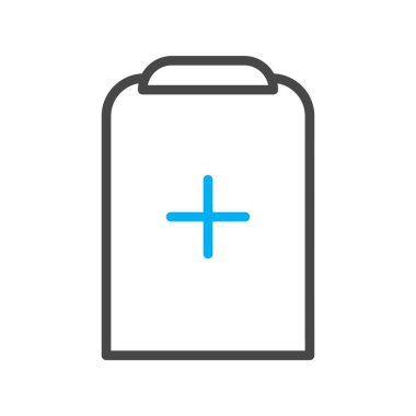 Tıbbi ikonun vektör yanılsaması, tıp konsepti 