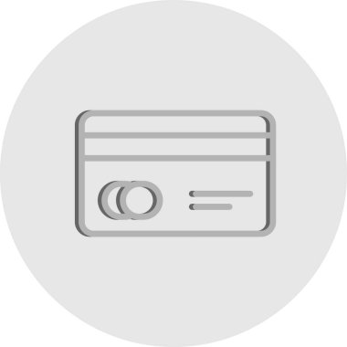 vektör kredi kartı ico