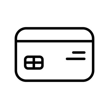 vektör kredi kartı ico