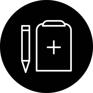 Tıbbi ikonun vektör yanılsaması, tıp konsepti 