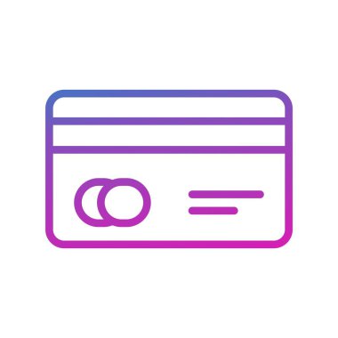 vektör kredi kartı ico