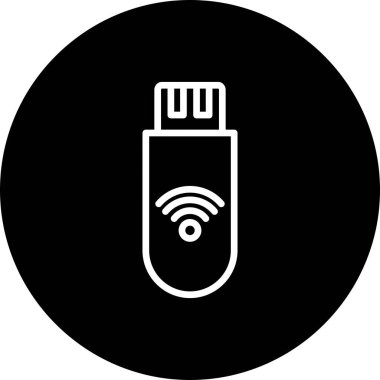 vektör usb simgesi, basit vektör illüstrasyonu