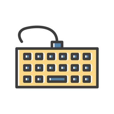 vektör klavye simgesi, illüstrasyon