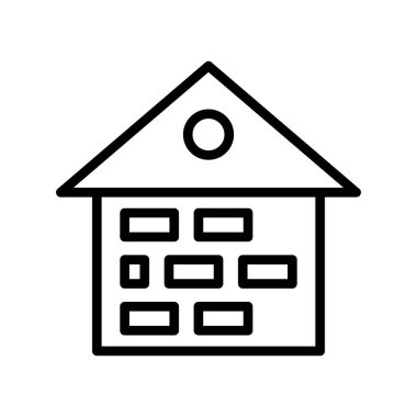 ev simgesi vektör illüstrasyonu